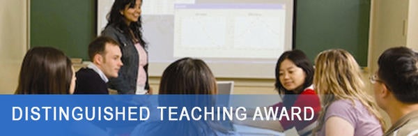 distinguished teaching award